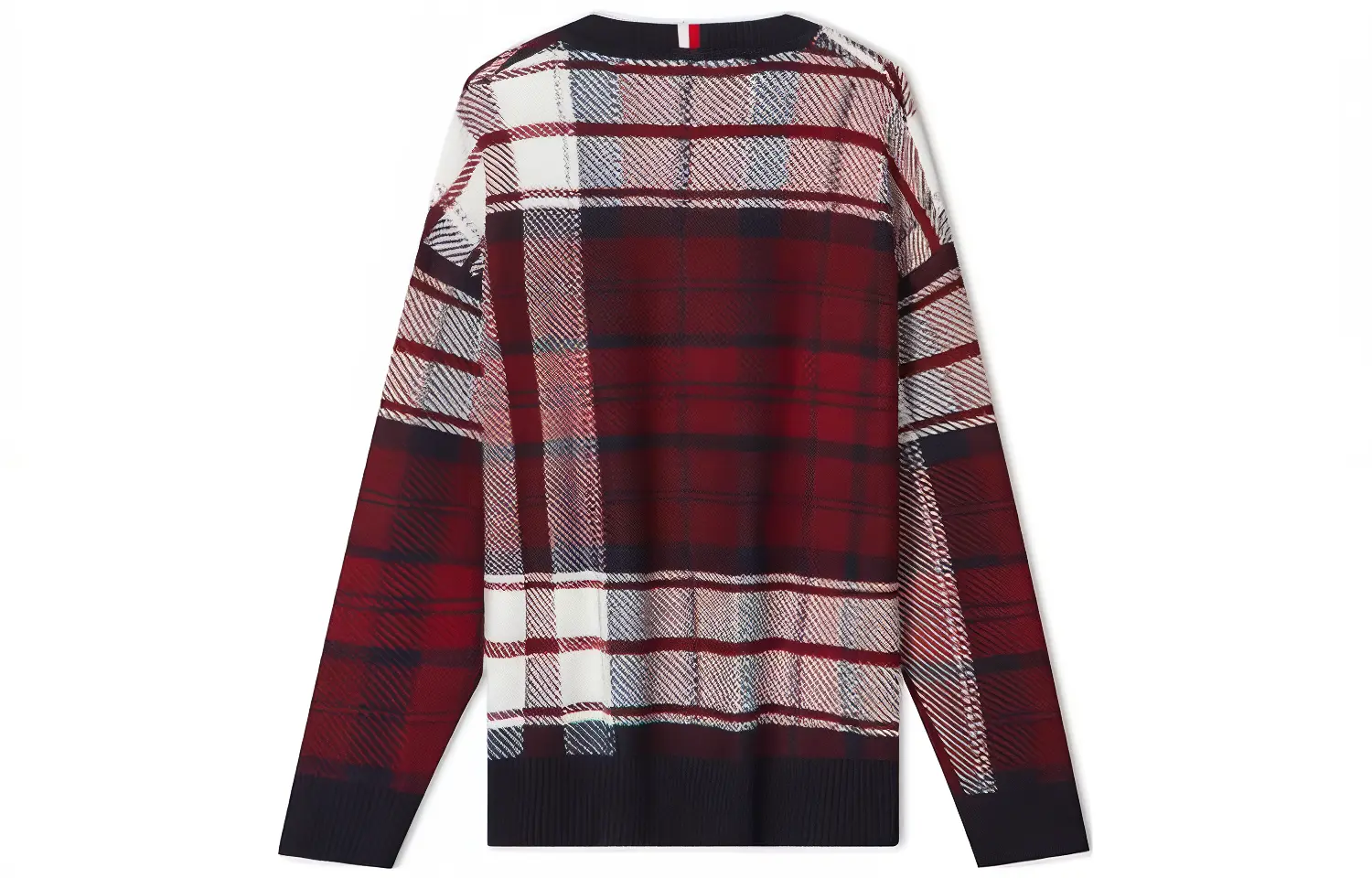 Tommy Hilfiger Джемпер Men's Navy Blue с красными и белыми полосками — фото 4