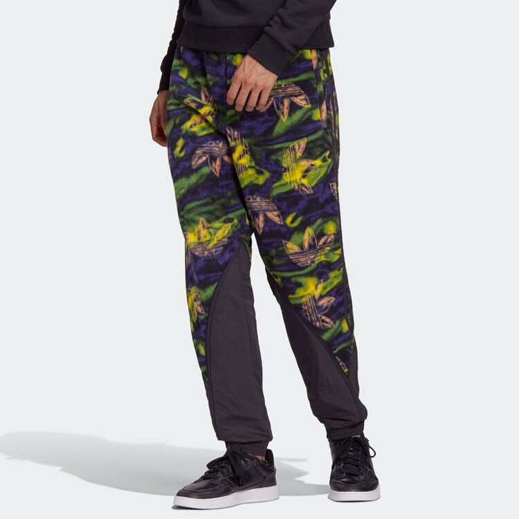 Трикотажные спортивные штаны мужские разноцветные Adidas Originals, цвет Multicolor — фото 3