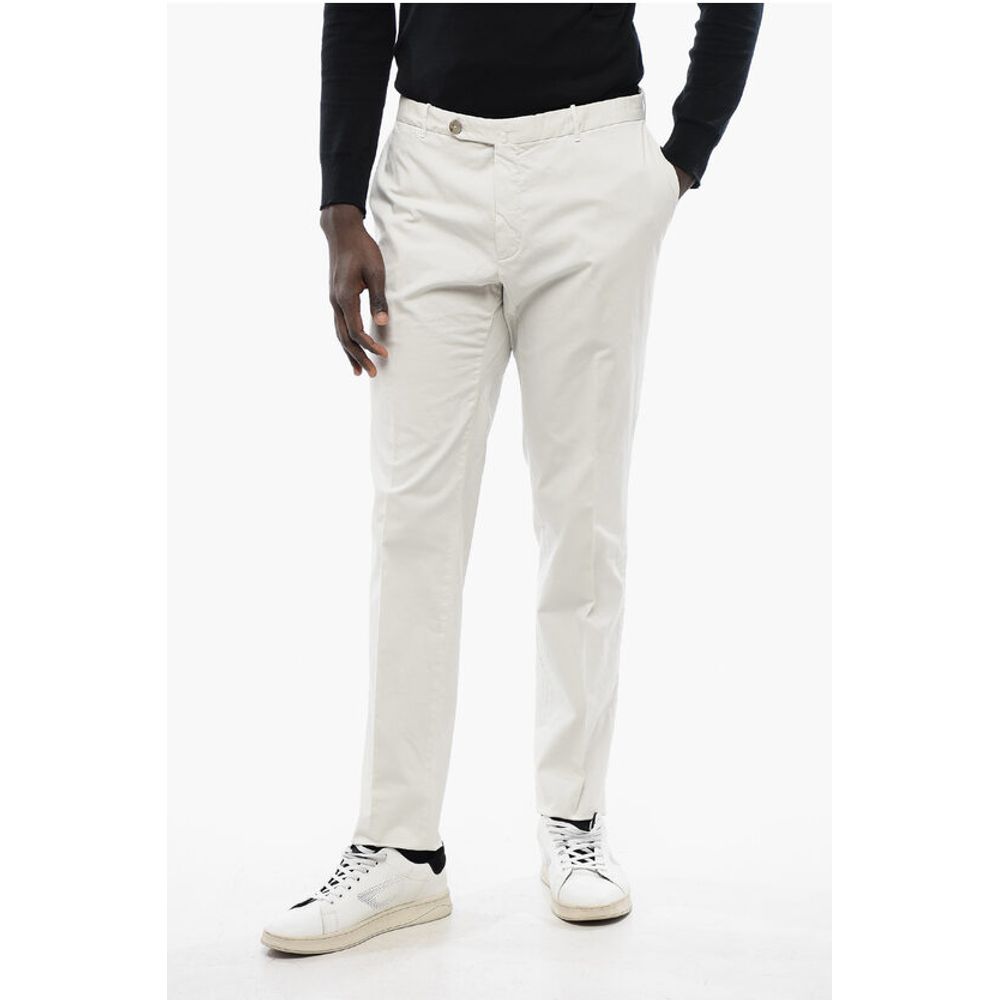 

Брюки-чиносы ID Stretch Cotton с петлями для ремня Corneliani, Gray