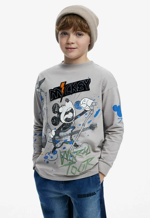 Футболка с длинными рукавами "мировое турне микки мауса" Desigual, White — фото 2