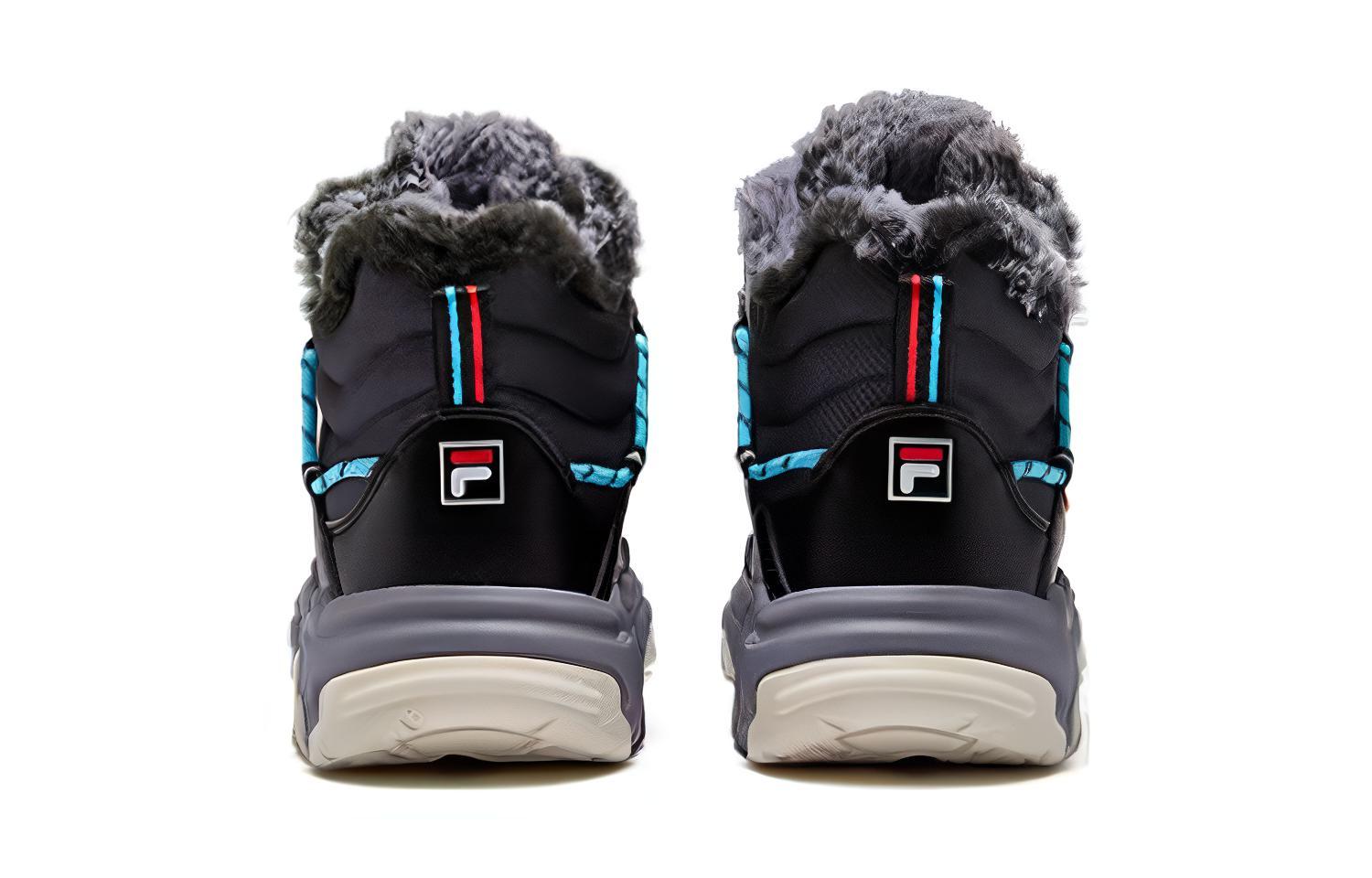 Износостойкие дышащие низкие детские повседневные кроссовки Contour Blue Mirrored Gray для подростков FILA KIDS — фото 4