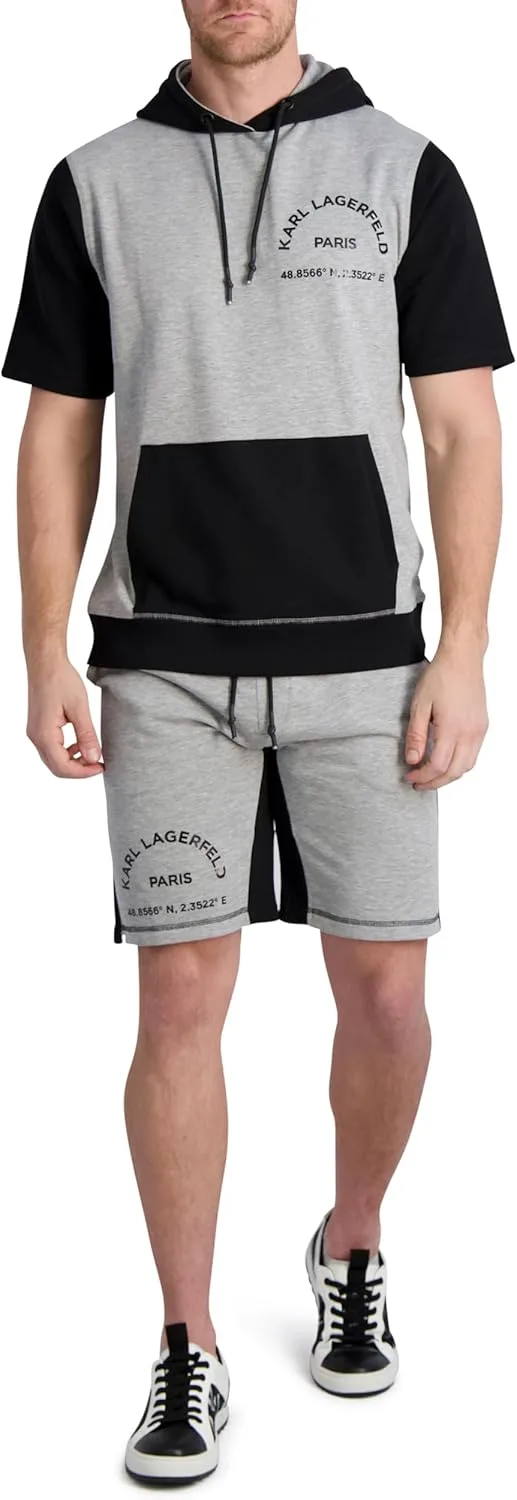 

KARL LAGERFELD мужская худи с цветными блоками