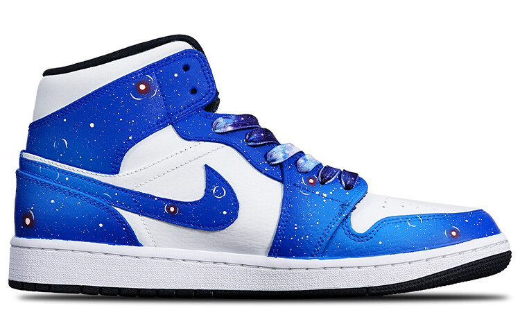 

Кроссовки Air Jordan 1 Vintage Basketball Shoes Unisex Mid-Top Blue/White
