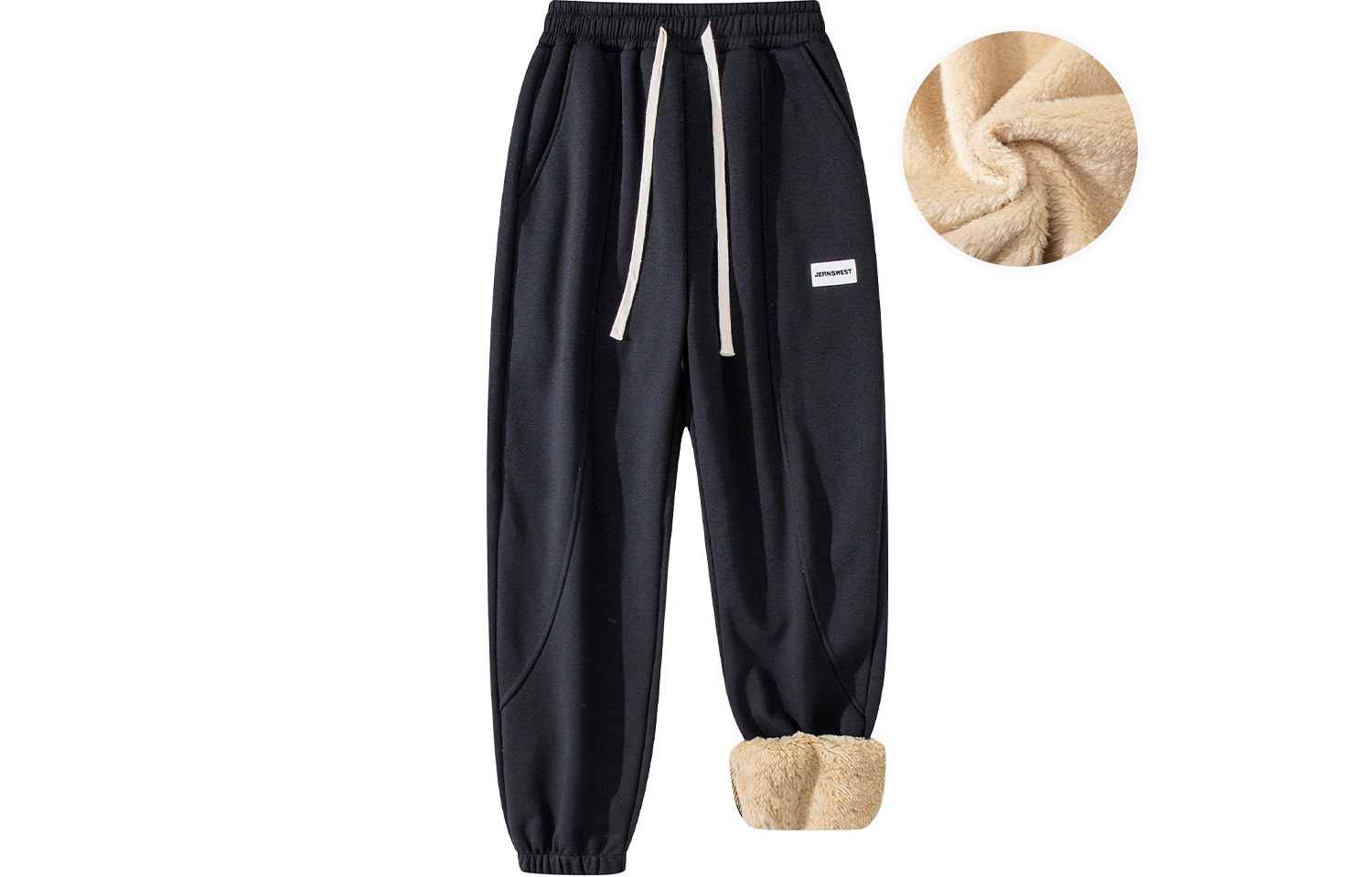 

Джинсы унисекс Casual Pants JEANSWEST, серый [с флисовой подкладкой]