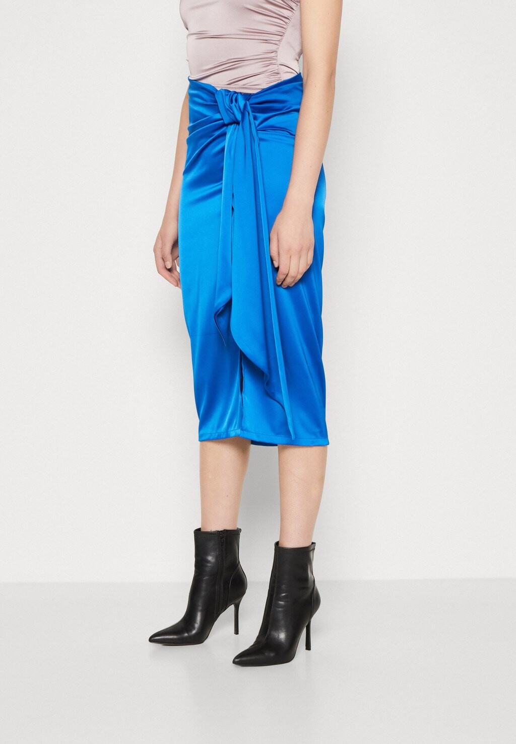 

Юбка WAL G. QUEENIE KNOT SKIRT, синий электрик