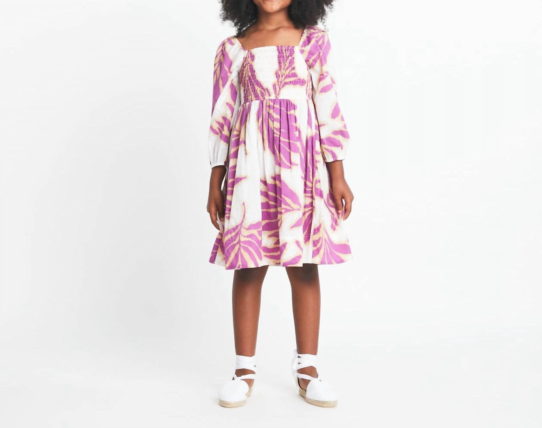 

Мини-платье Karena в цвете Boysenberry Multi Tanya Taylor