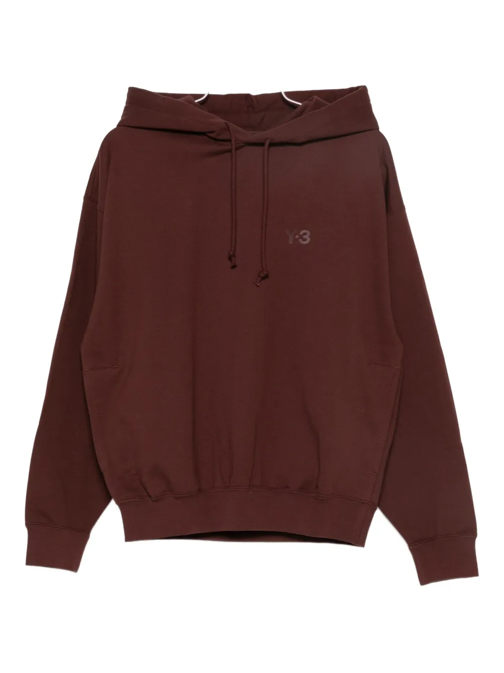 

Худи с принтом логотипа Y-3, коричневый