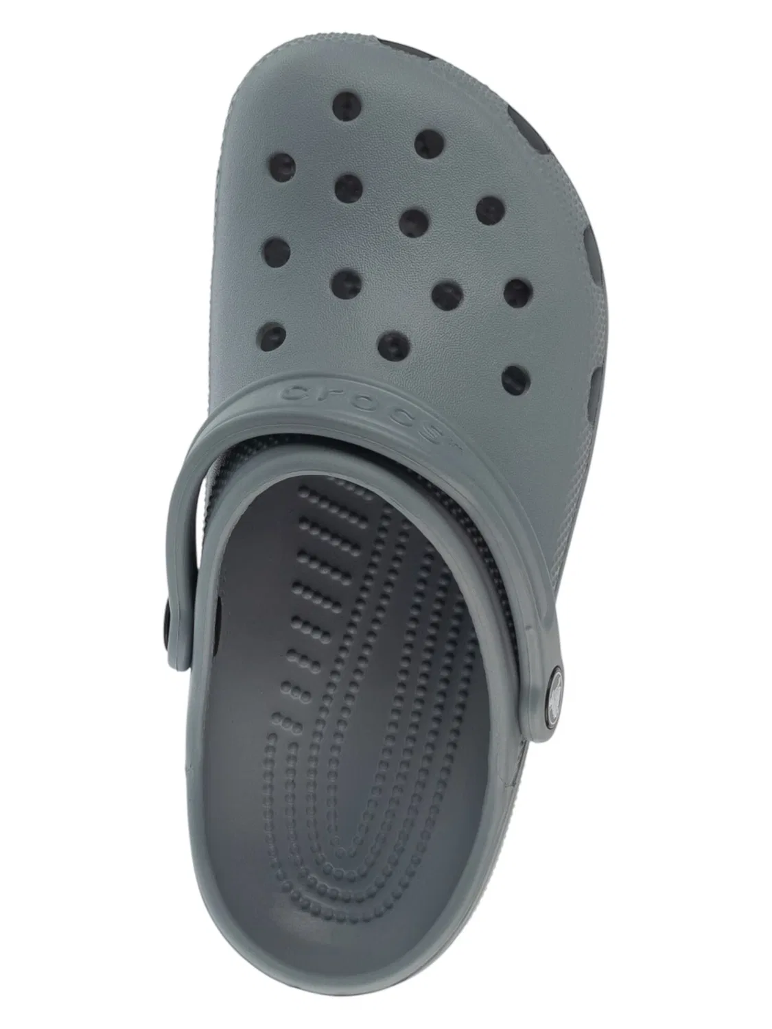 Детские сандалии Crocs Classic Clog Kids серого цвета — фото 4