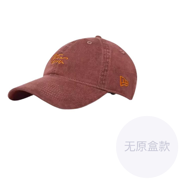

New Era Хлопковая бейсболка унисекс коричневая, Brown