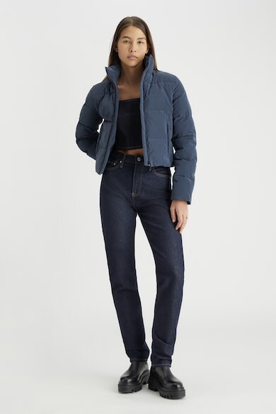 

Зимняя куртка с высоким воротником CALVIN KLEIN JEANS, темно-синий