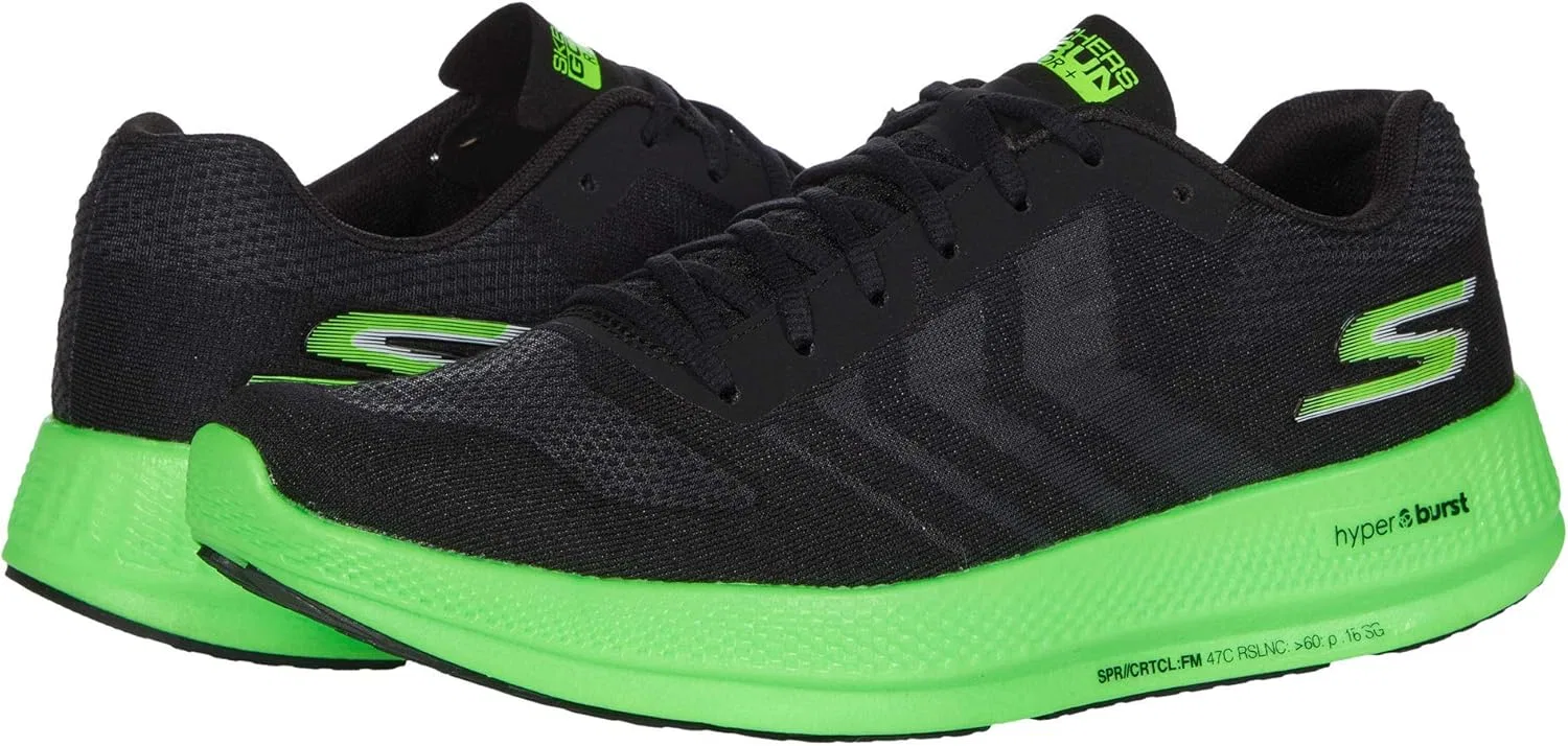 Мужские кроссовки Skechers Go Run Razor на шнуровке, Black