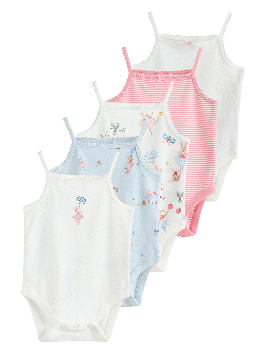 

Комбинезон Next, цвет Cream/Pastel blue/Pink