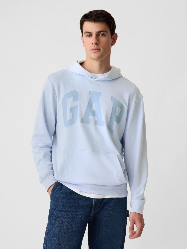 

Толстовка с логотипом и капюшоном Gap, синий