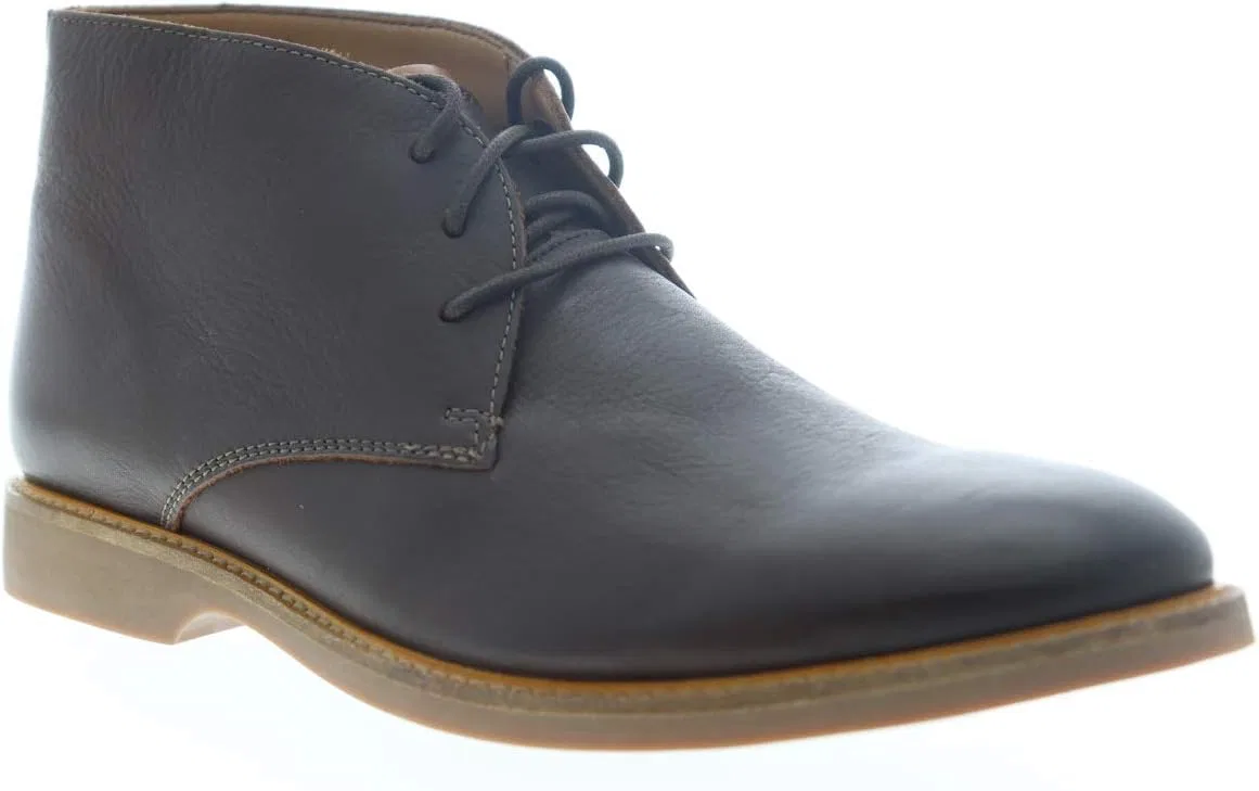 Мужские ботинки-чукка Clarks Atticus Limit, Dark Brown Leather