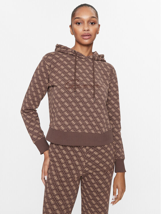 

Толстовка стандартного кроя Guess, коричневый