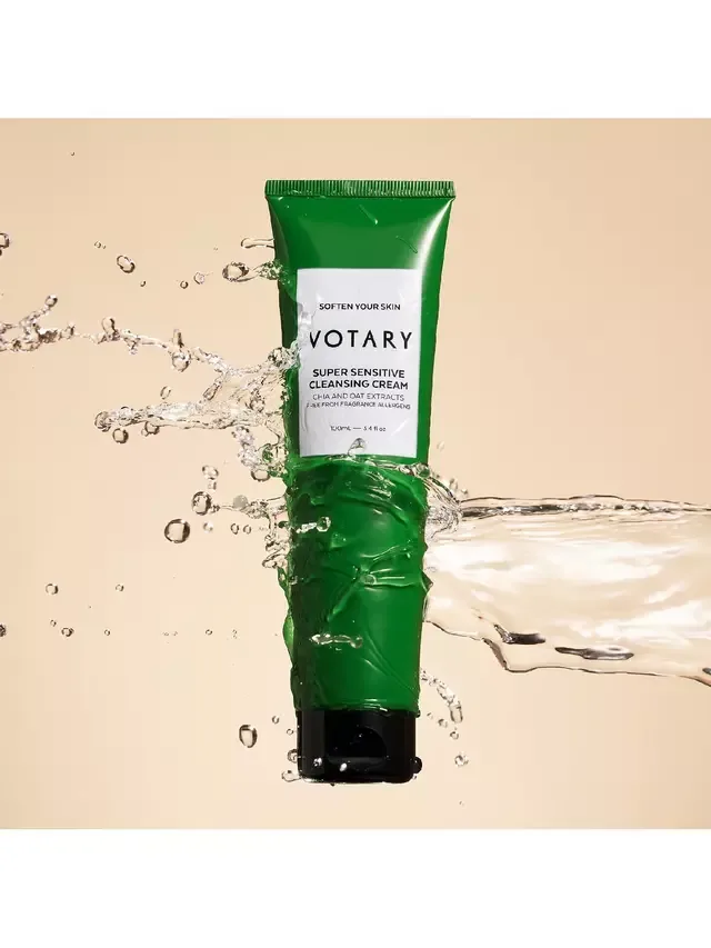Крем для лица Votary — Очищающий для чувствительной кожи с экстрактами чиа и овса, 100 мл — фото 3