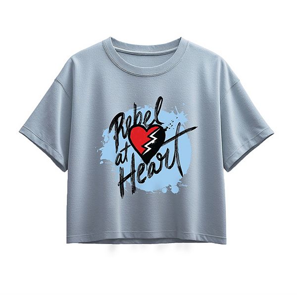 

Футболка Boxy Descendants 4 Rebel at Heart для девочек 7-16 лет Disney, Chambray Blue