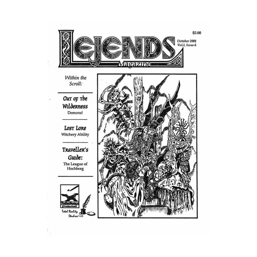 

Журнал Vol. 1, #6 "The Adept's Vault, Gamesmyth's Faire", Lejends Magazine