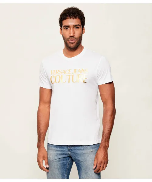 

Футболка Slim fit Versace Jeans Couture, белый