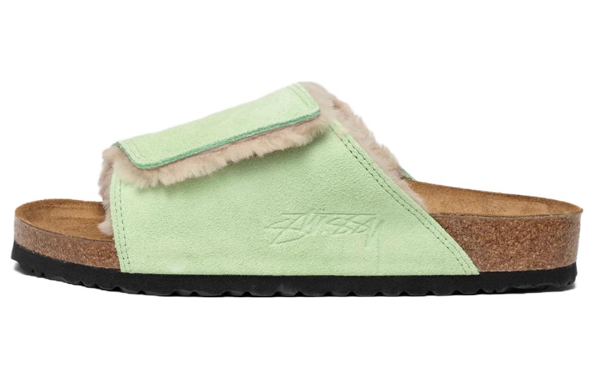 Birkenstock Сандалии Stussy X Solana 'Washed Green'