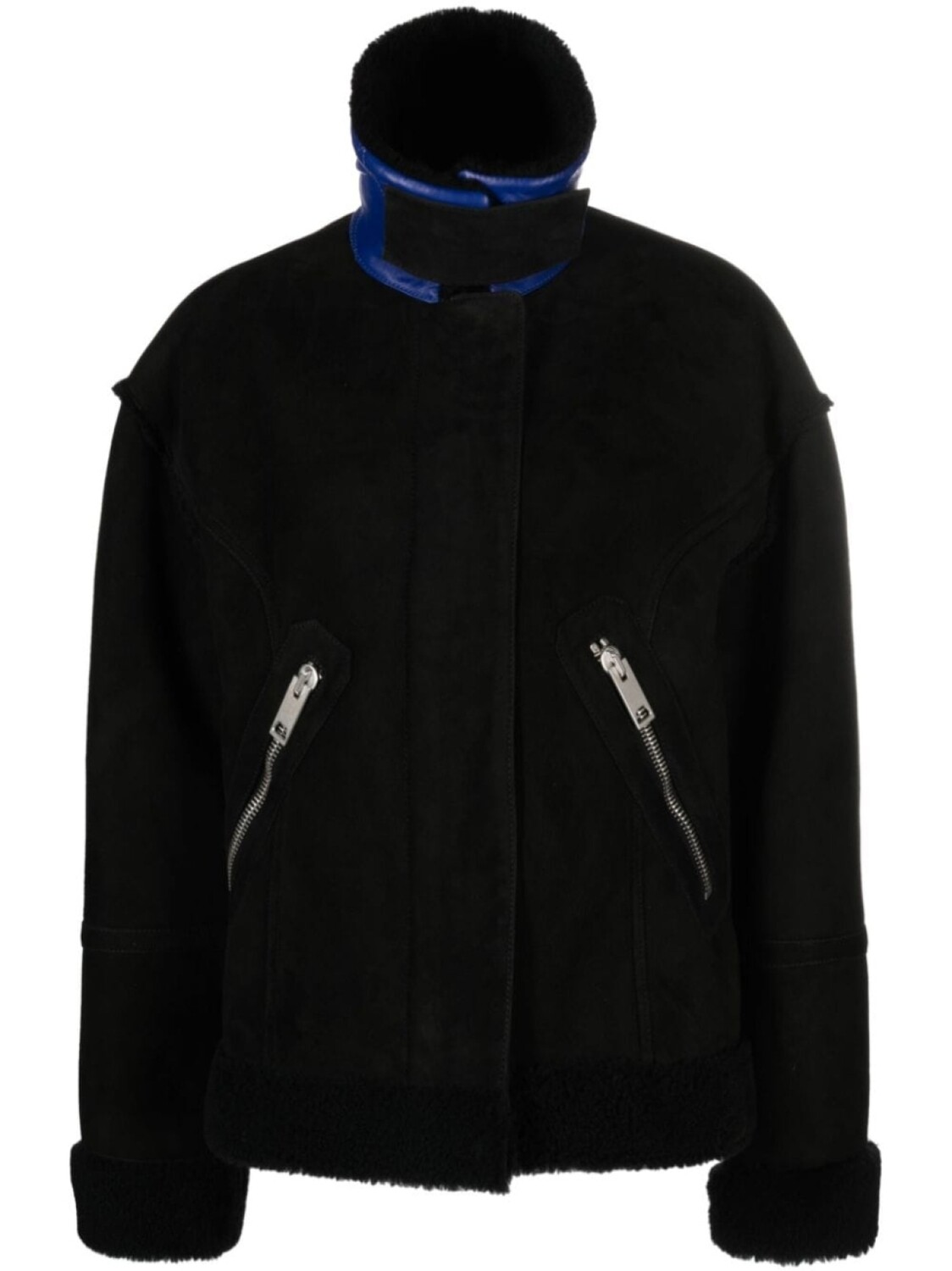

Off-White куртка с мехом, черный