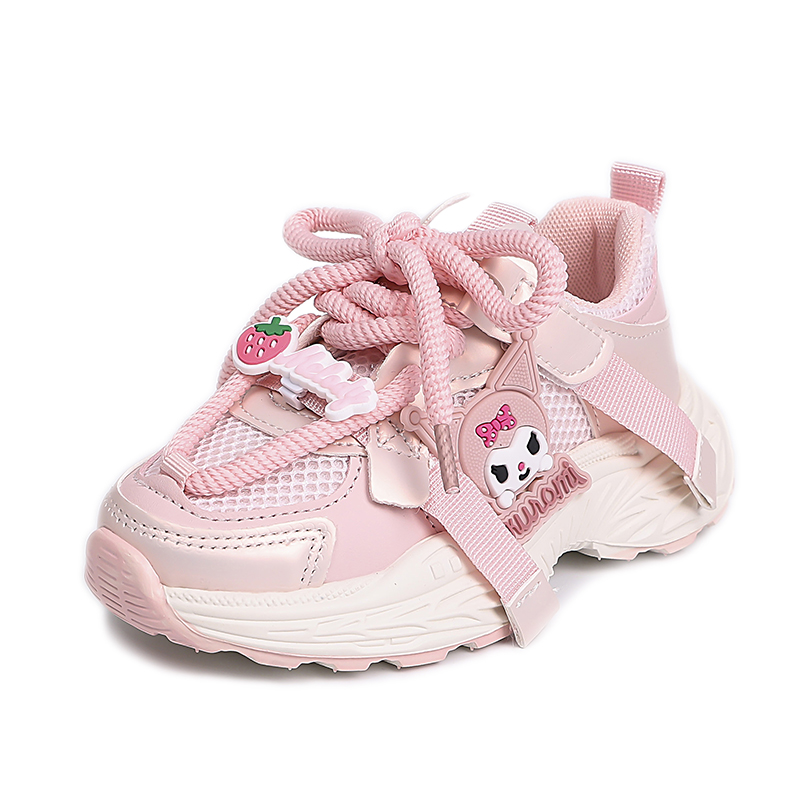 

Нескользящие, износостойкие, дышащие низкие повседневные кроссовки для детей FIRS Kids, розовый