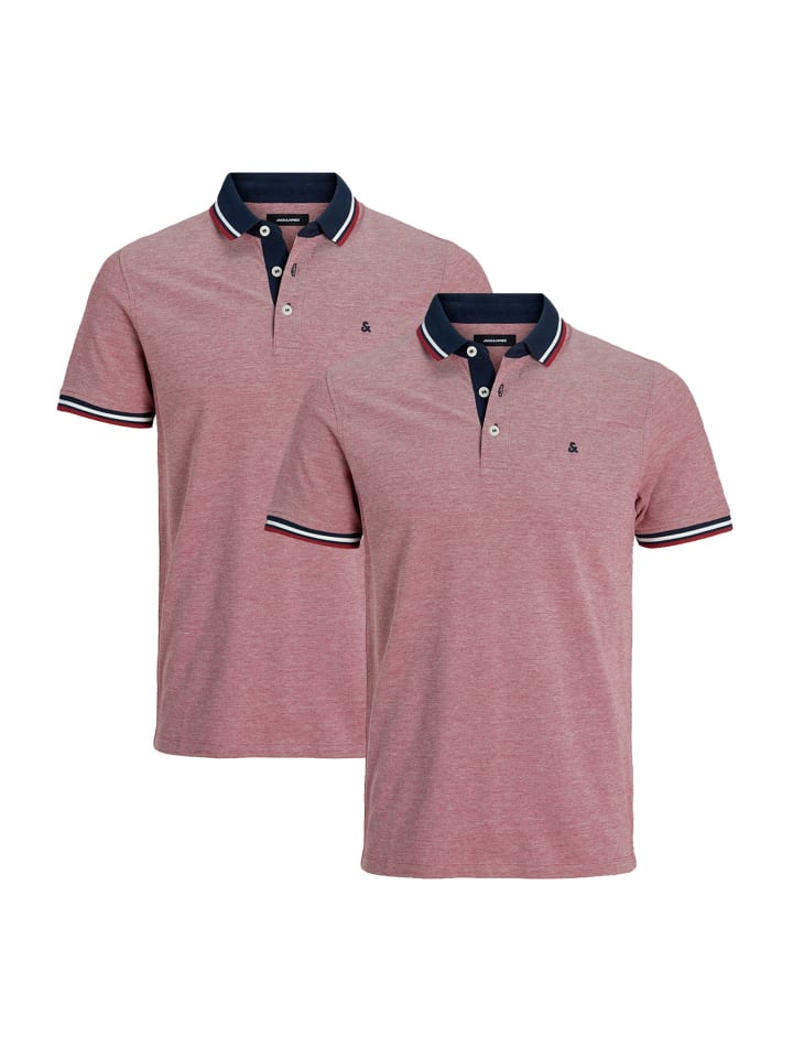 

Футболка поло Jack & Jones, цвет rio red