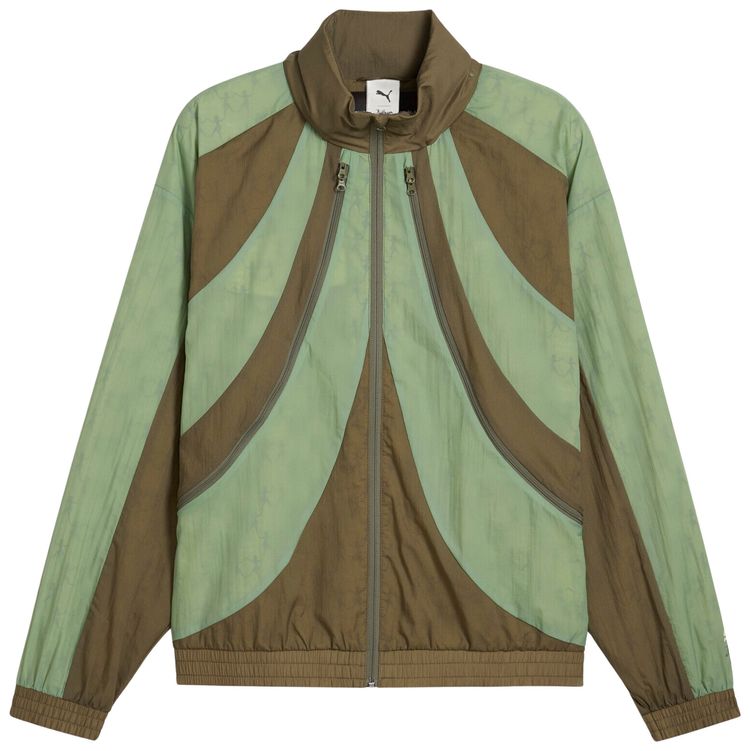 

Ветровка Puma x KidSuper Windbreaker 'Dusty Green', зеленый