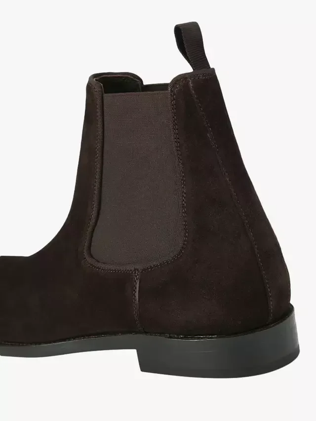 Замшевые ботинки челси Sloane, коричневые, средней высоты Kurt Geiger London — фото 4