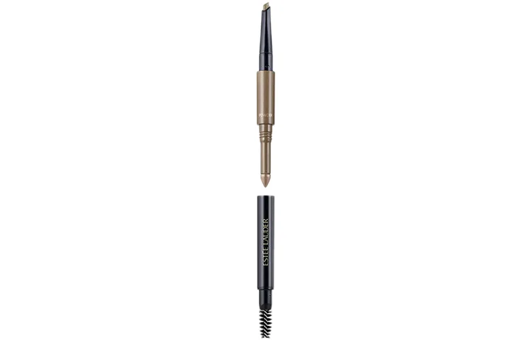 ESTEE LAUDER Карандаш для бровей долговечный многофункциональный Brown Black 0,2 г+0,25 г, #06 CHESTNUT — фото 2