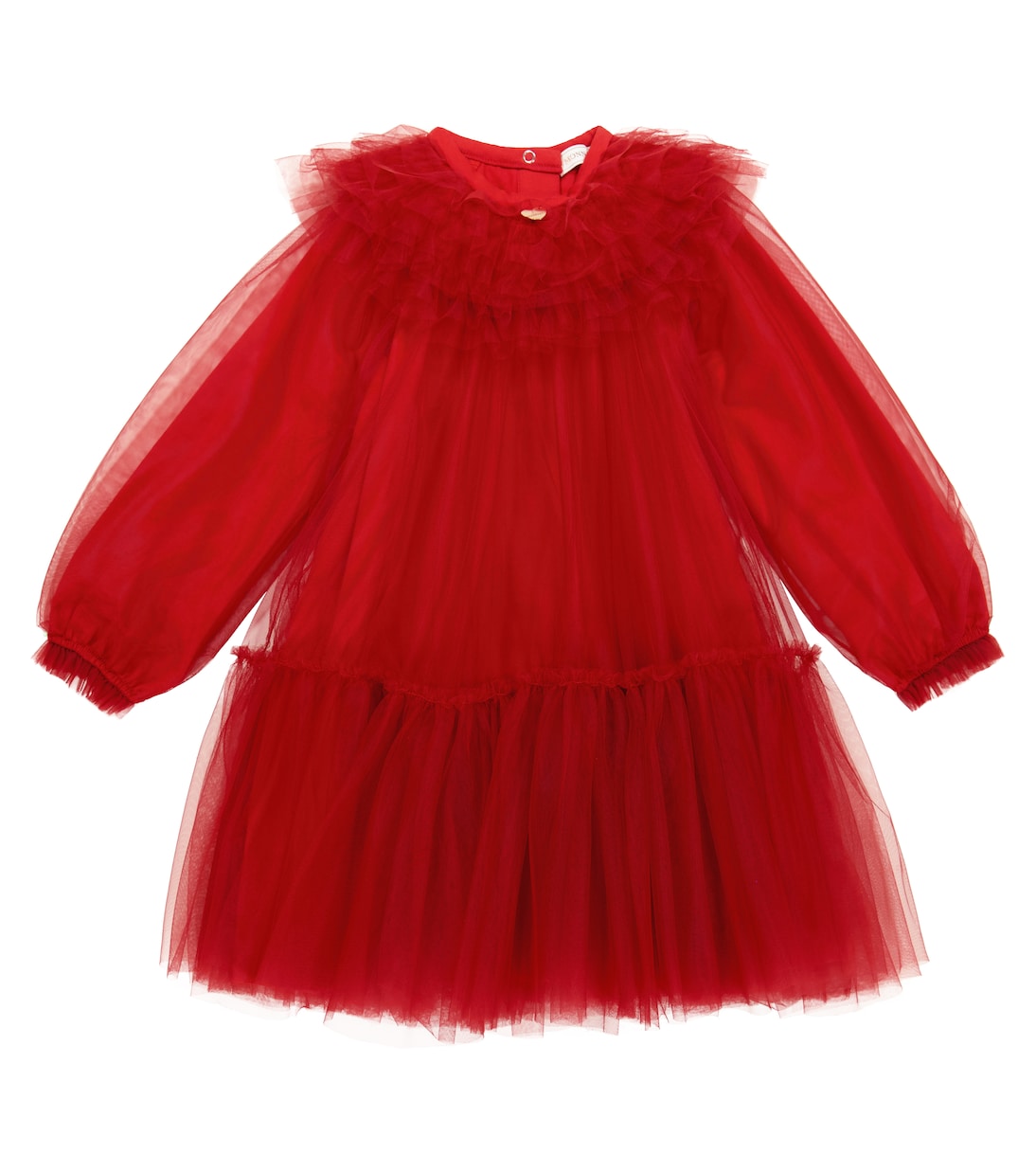 

Платье из тюля с оборками Monnalisa, Rubino