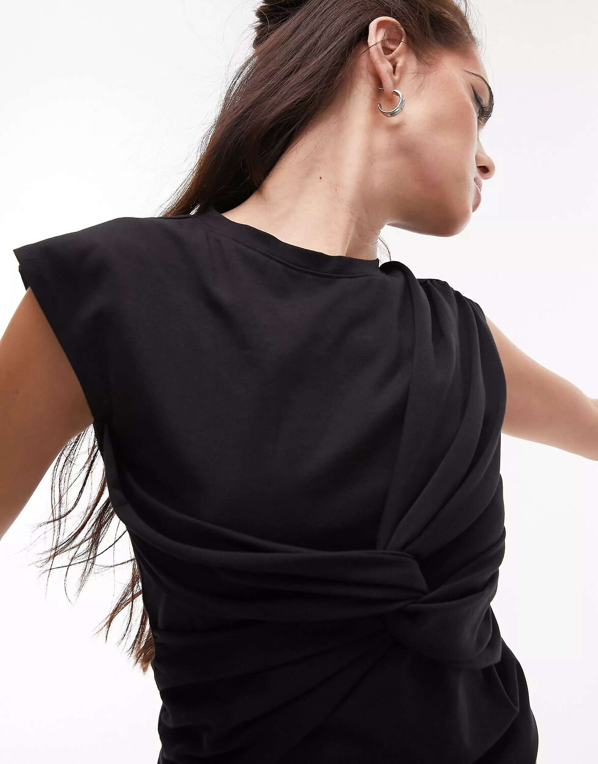 

Черная майка Topshop