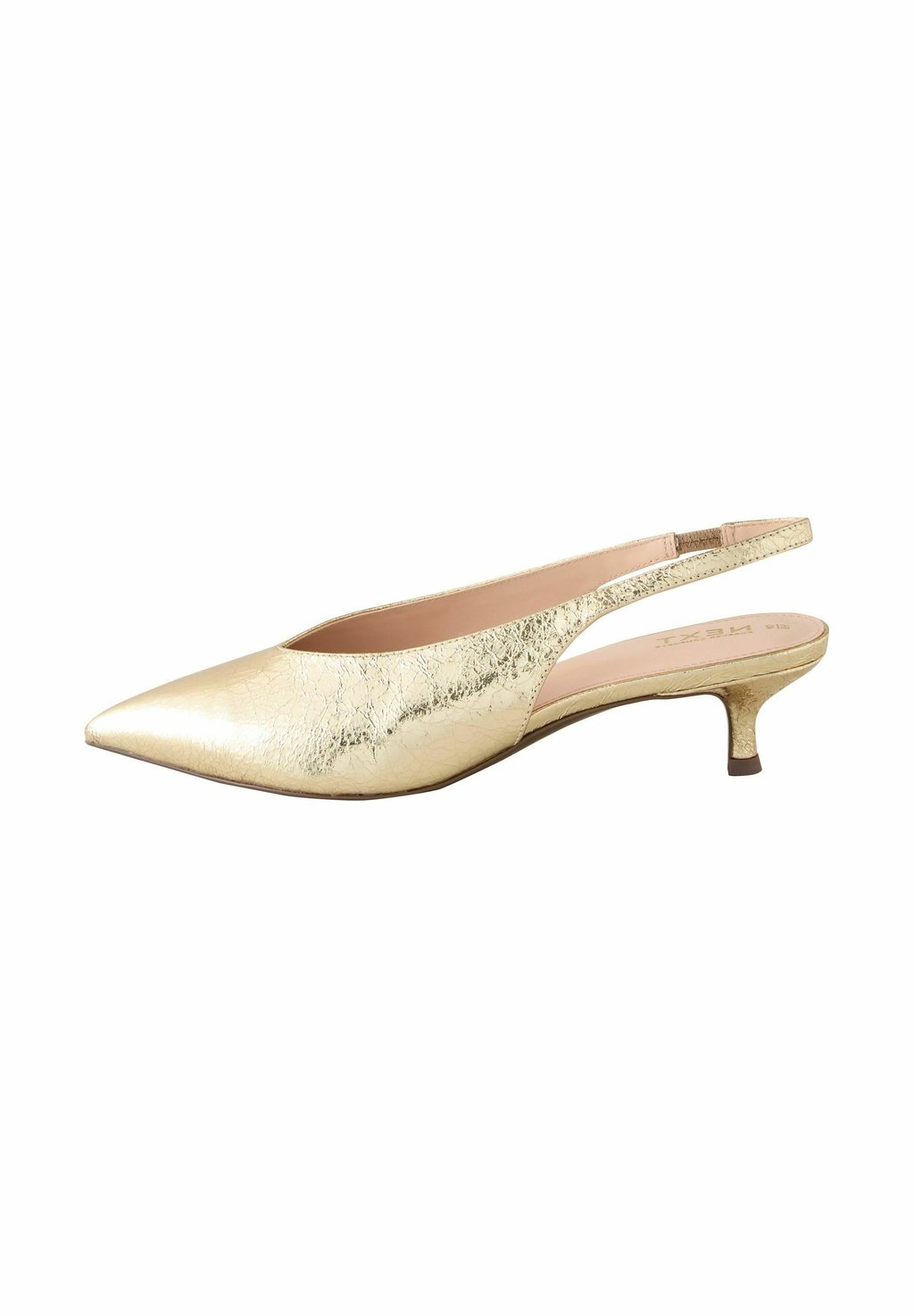 Классические туфли на каблуке STANDARD WIDE FIT - FOREVER COMFORT POINT TOE LOW WIDE Next, цвет Mottled Yellow