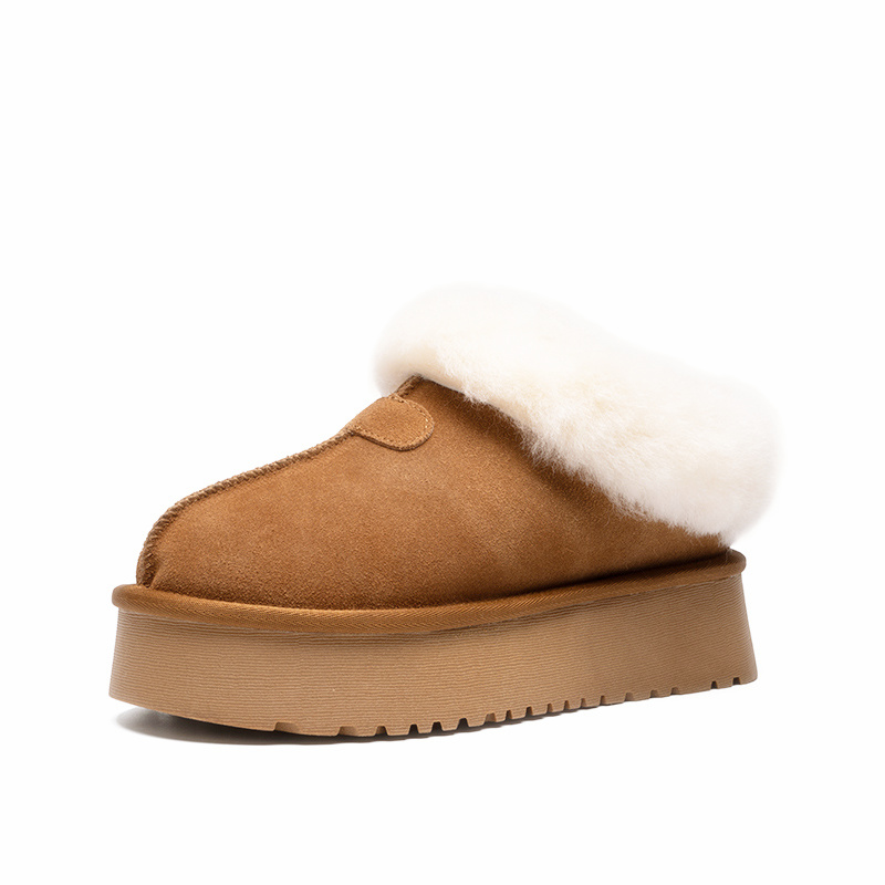 ZHR Женские зимние сапоги Camel/Khaki цвета хаки [Circle Wool], цвет Khaki [Circle Wool] — фото 4