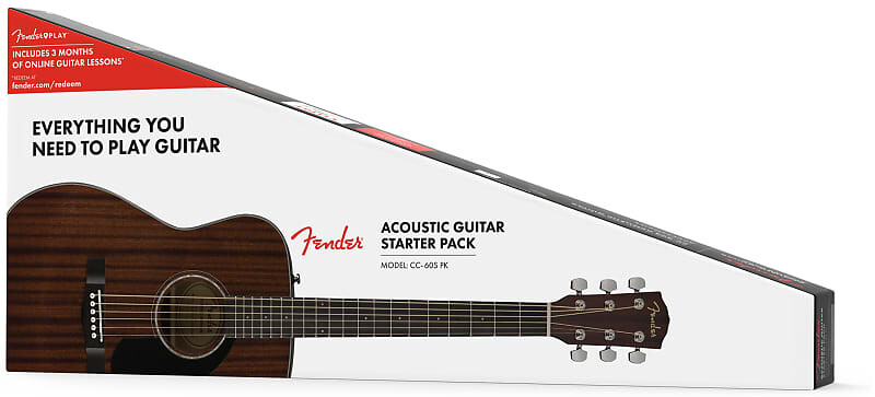 

Акустическая гитара Fender CC-60S Acoustic Concert Pack, Natural Mahogany