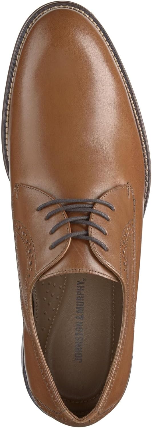 Мужские оксфорды с открытой шнуровкой Sutton от Johnston Murphy Johnston & Murphy, Tan Full Grain Leather — фото 2