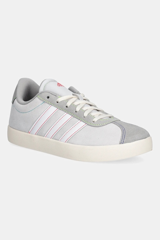 

Детские замшевые кроссовки VL COURT 3.0 Adidas, серый