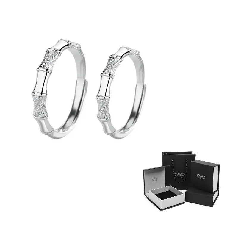 

OWO Кольцо из стерлингового серебра 925 пробы, унисекс, в подарочной упаковке