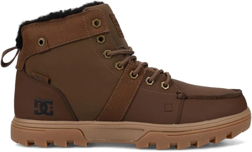 Мужские лодочные ботинки DC Shoes Woodland, Brown Gum — фото 2