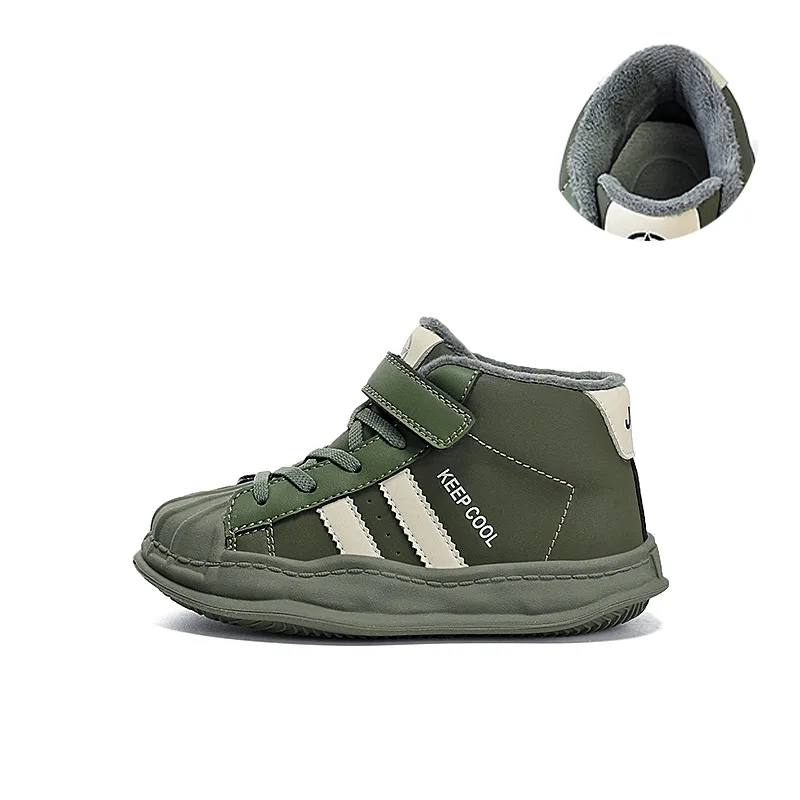 Jeep Детские скейтборд кроссовки mid top бело-зеленые