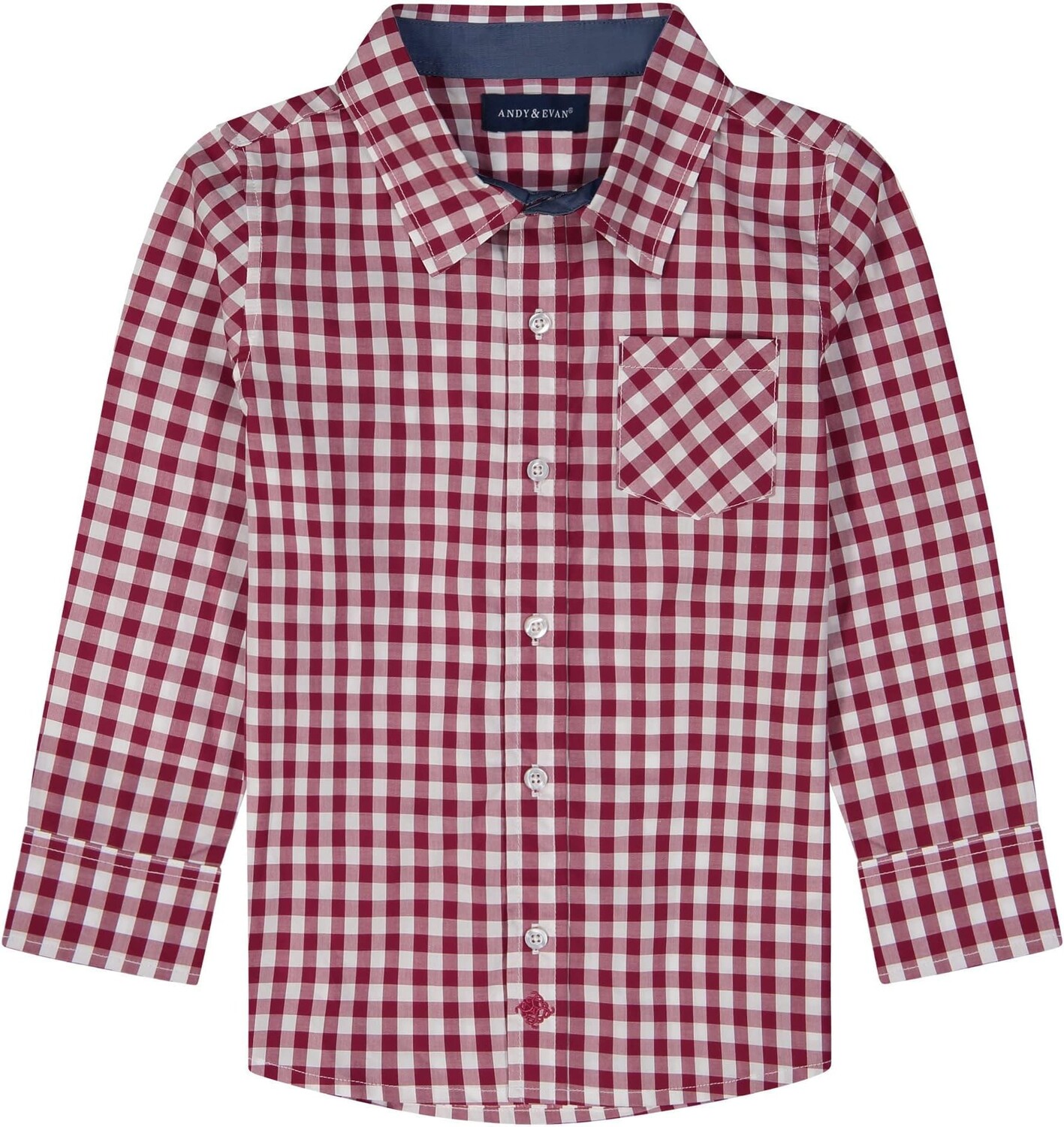 

Рубашка ANDY & EVAN KIDS Button-Down, цвет Red Check