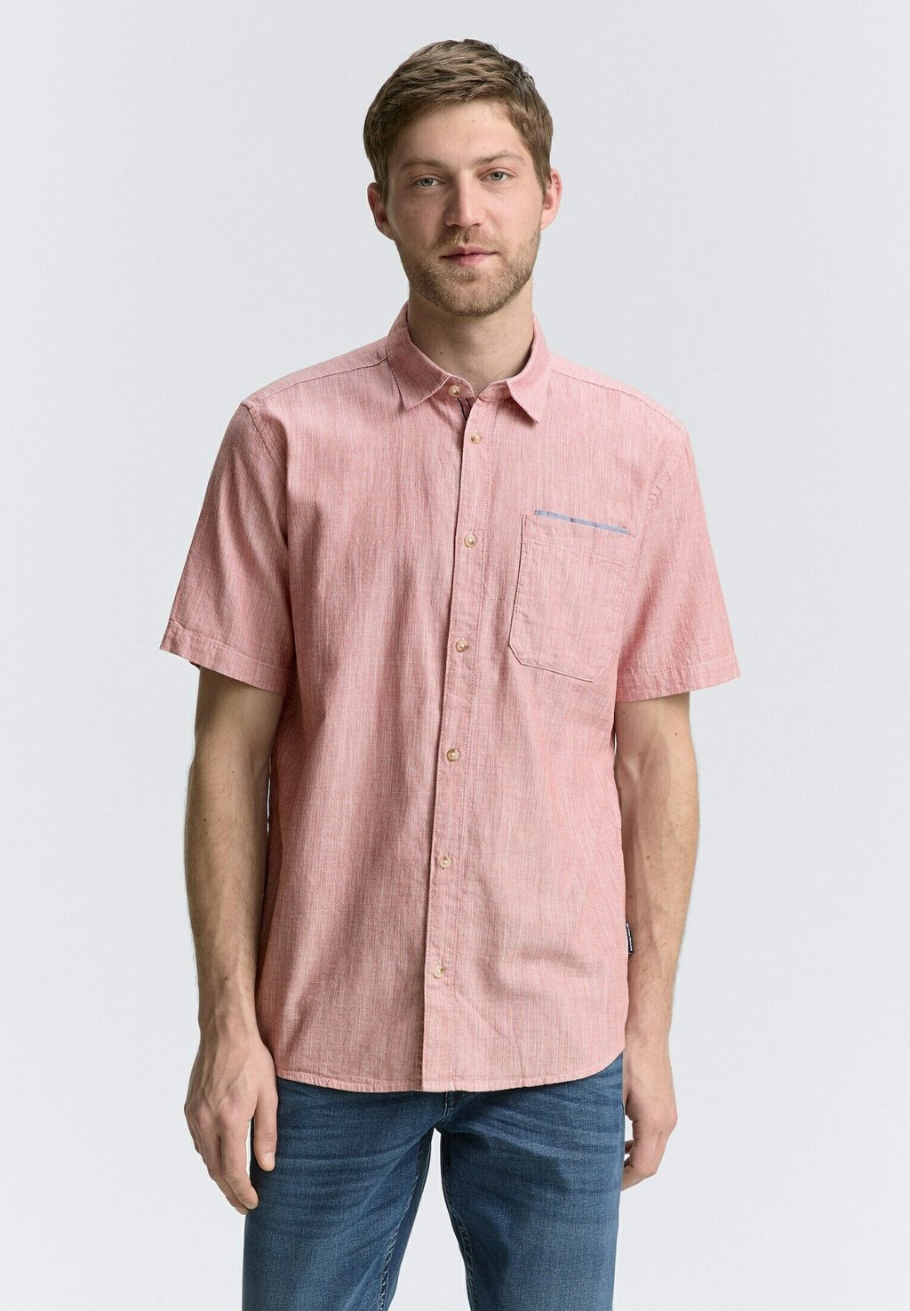 

Рубашка STRUCTURED TOM TAILOR, красный