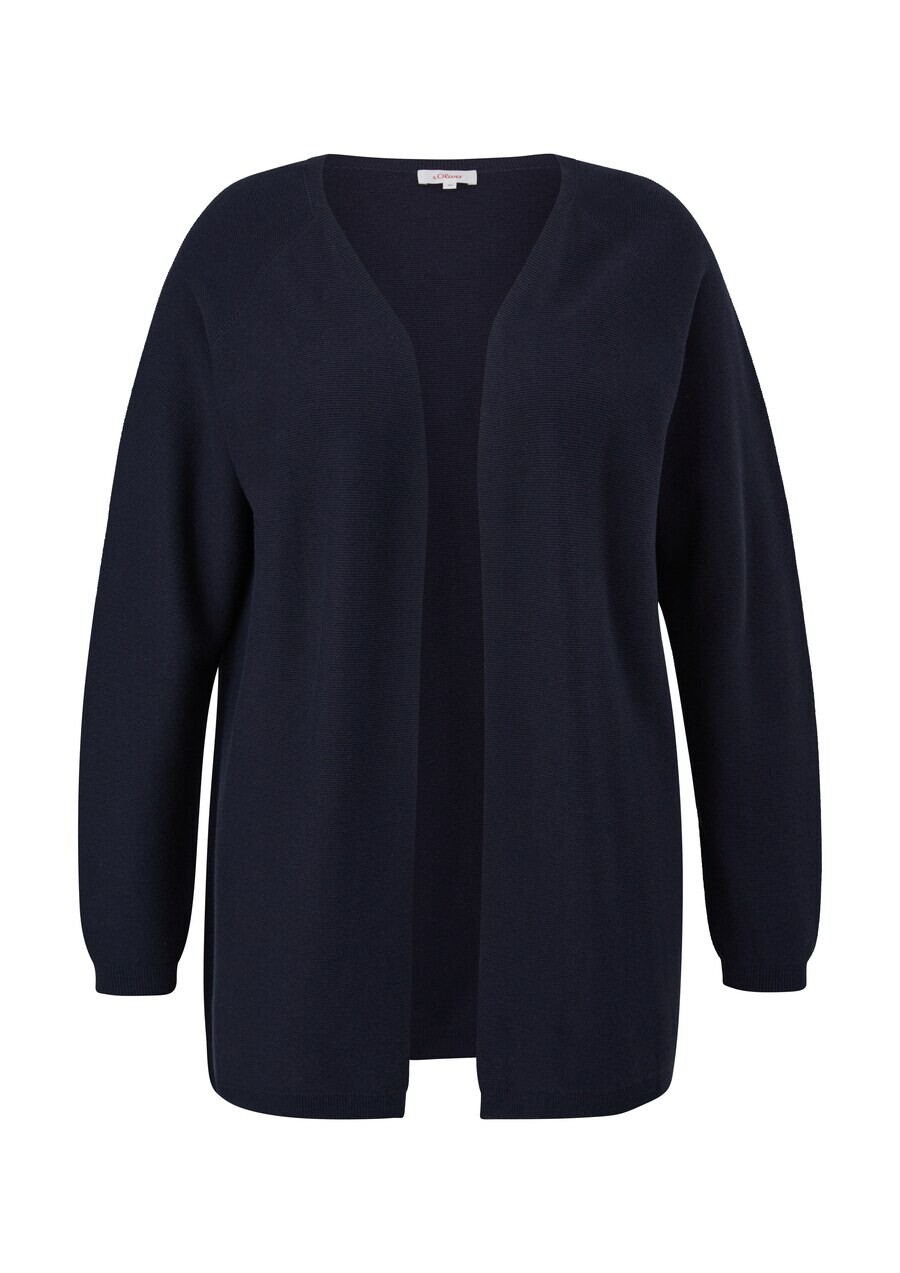 

Вязаный кардиган s.Oliver, темно-синий