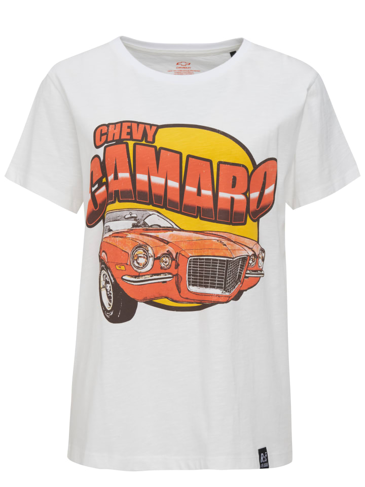 

Футболка Re:Covered T-Shirt Chevy Camaro, экрю