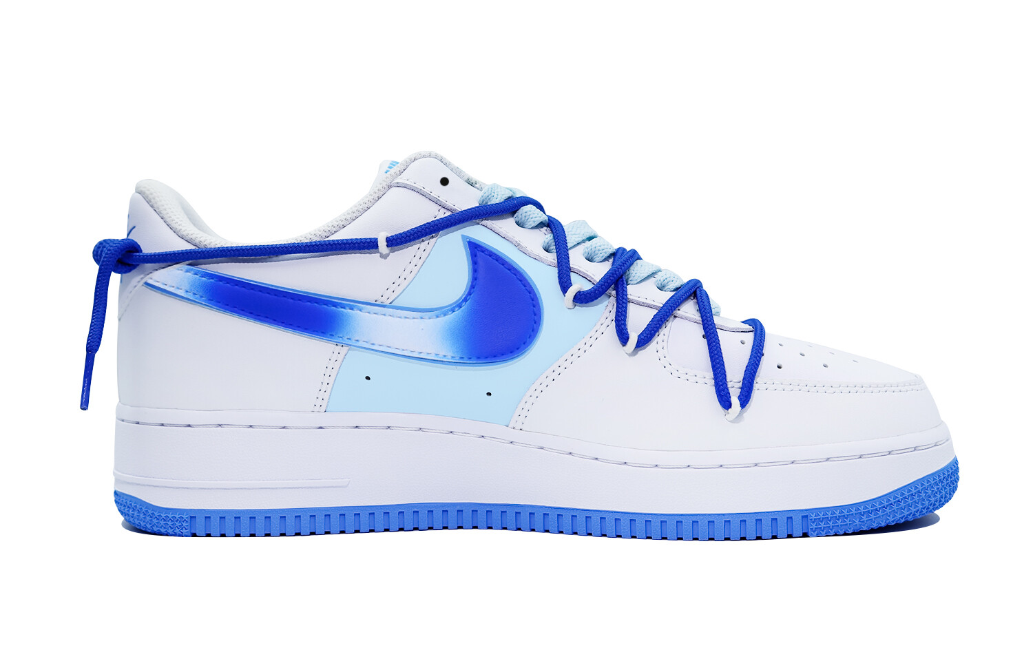 

Мужские кроссовки для скейтбординга Nike Air Force 1, White/Blue