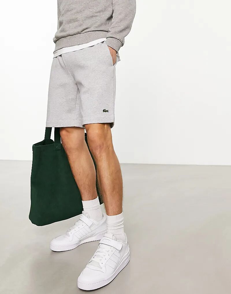 

Шорты Lacoste серые с логотипом