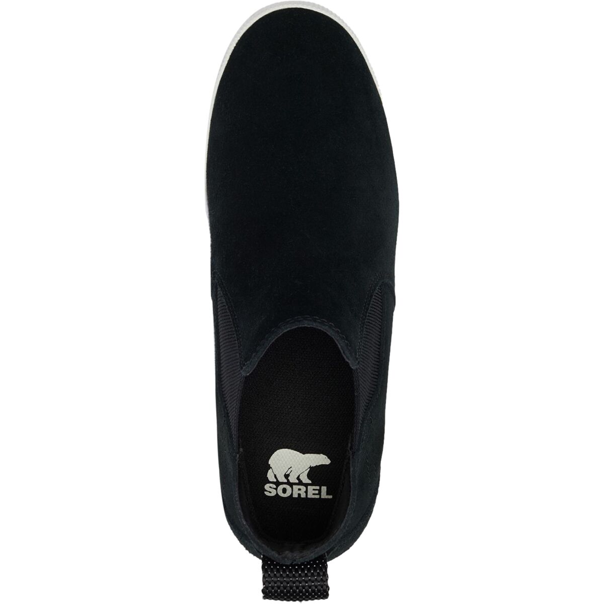 Ботинки женские Sorel Out N About Slip-On Wedge II замшевые на танкетке, черный — фото 2