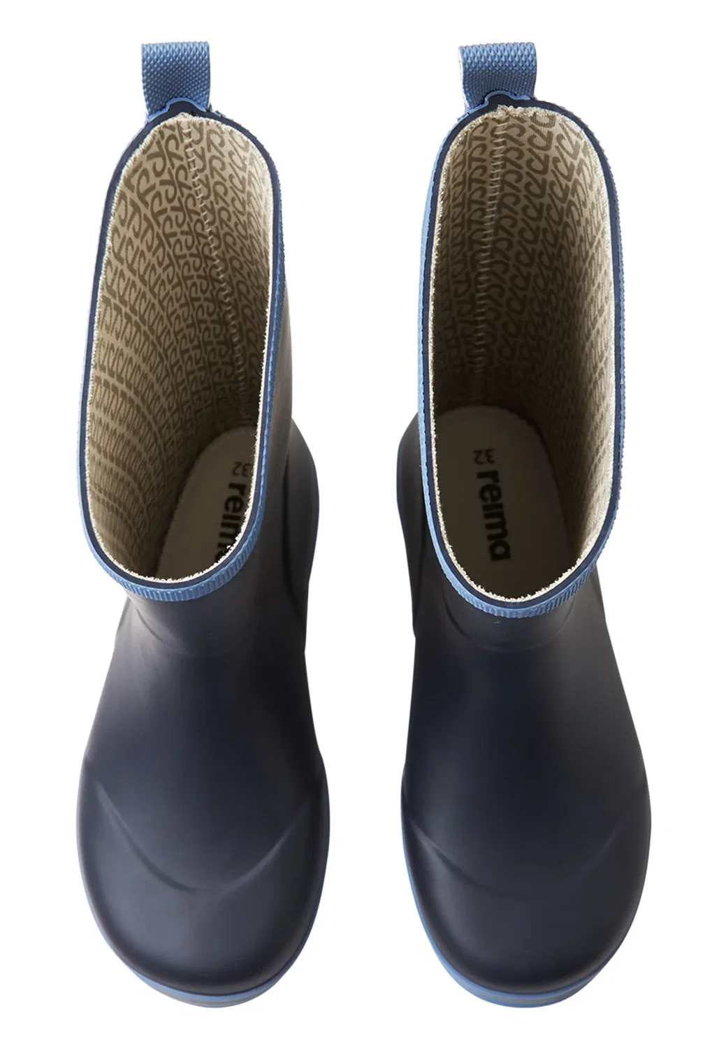 Резиновые сапоги с отражающими элементами Reima, navy blue — фото 3