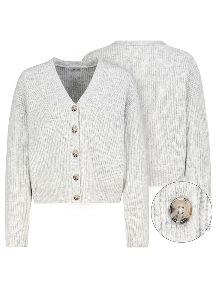 

Sublevel Светло-серый кардиган
