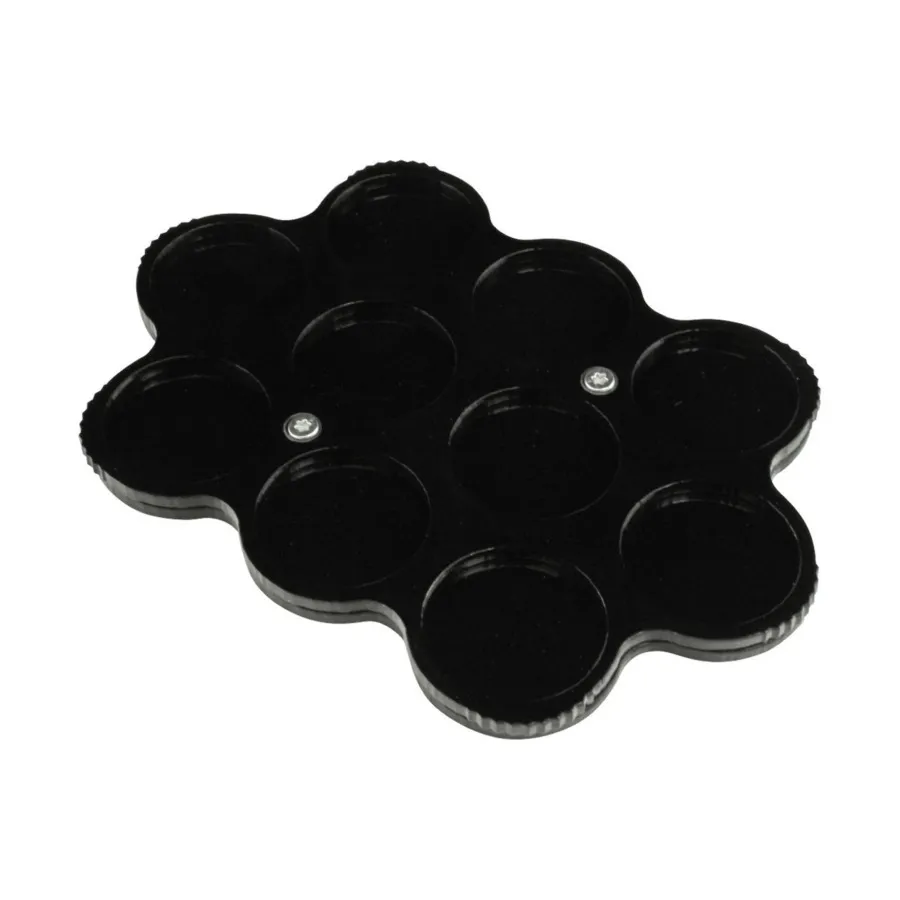 

10. Круглый лоток для дисплея, 25 мм, черный., Miscellaneous Miniature Gaming Aids & Tools (Litko Aerosystems)